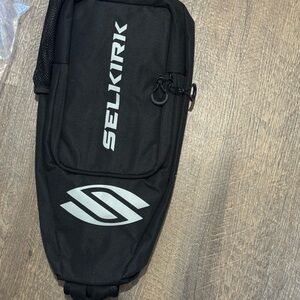 Selkirk Black Pixkleball Paddle Sling Backpack
